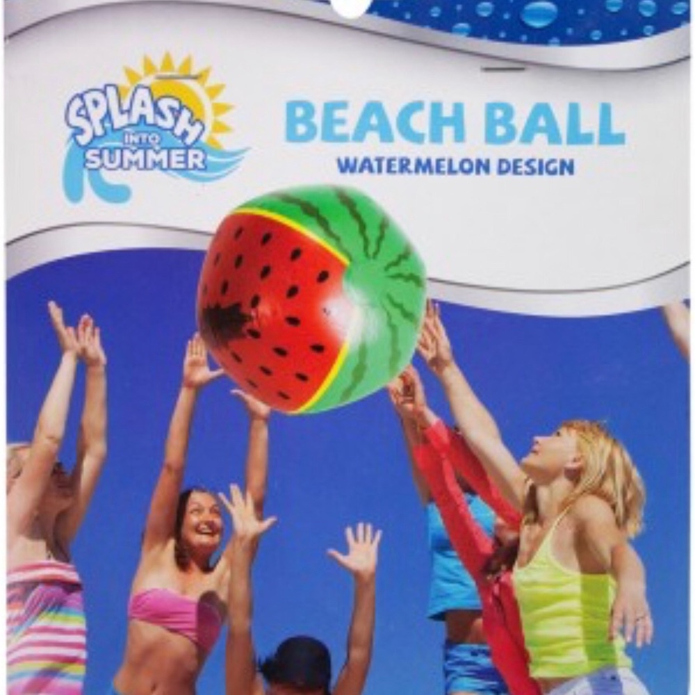 13" Watermelon Beach Ball